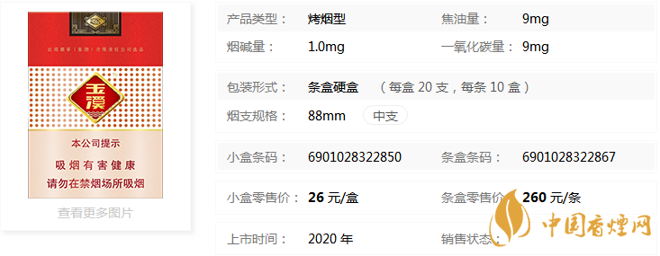 玉溪鑫中支多少錢一包 玉溪鑫中支價(jià)格一覽