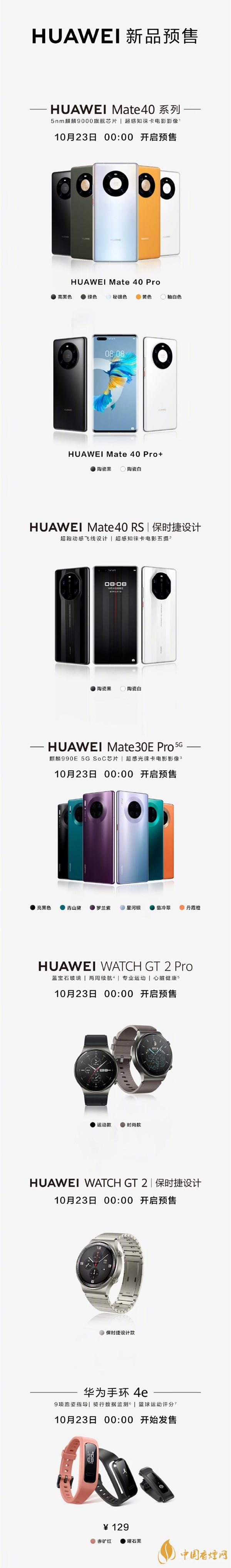 2020華為Mate40發(fā)布會(huì)發(fā)布的新品合集