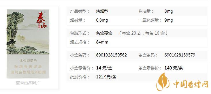泰山青秀價錢多少一盒煙?泰山青秀香煙價格查詢2020
