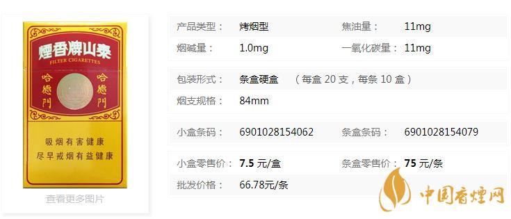 泰山哈德門香煙價(jià)格表及香煙圖片一覽2020
